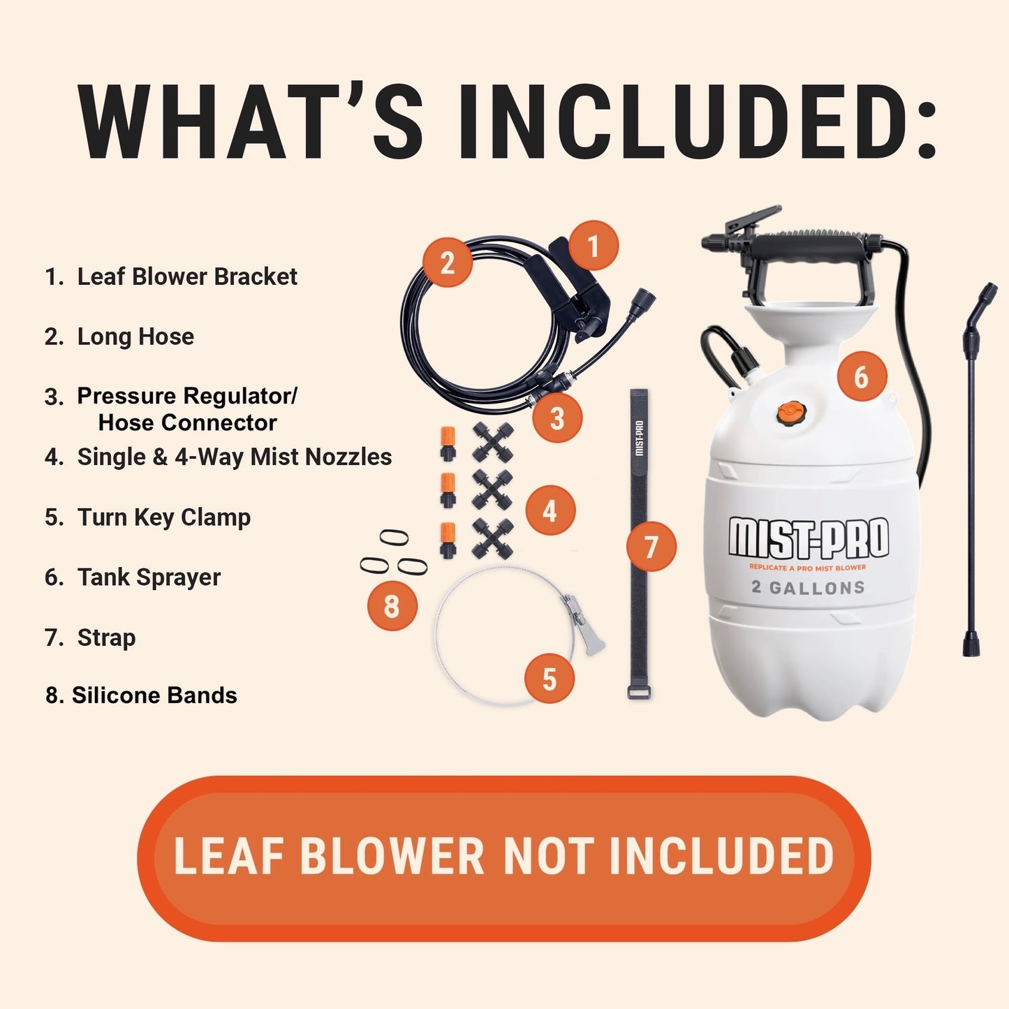 MIST-PRO+ 2-Gallon Tank Sprayer Kit